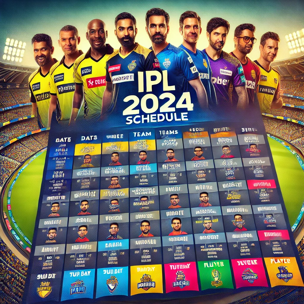 ipl 2024 schedule players list